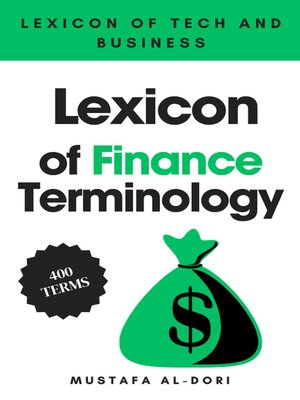 cover image of Lexicon of Finance Terminology